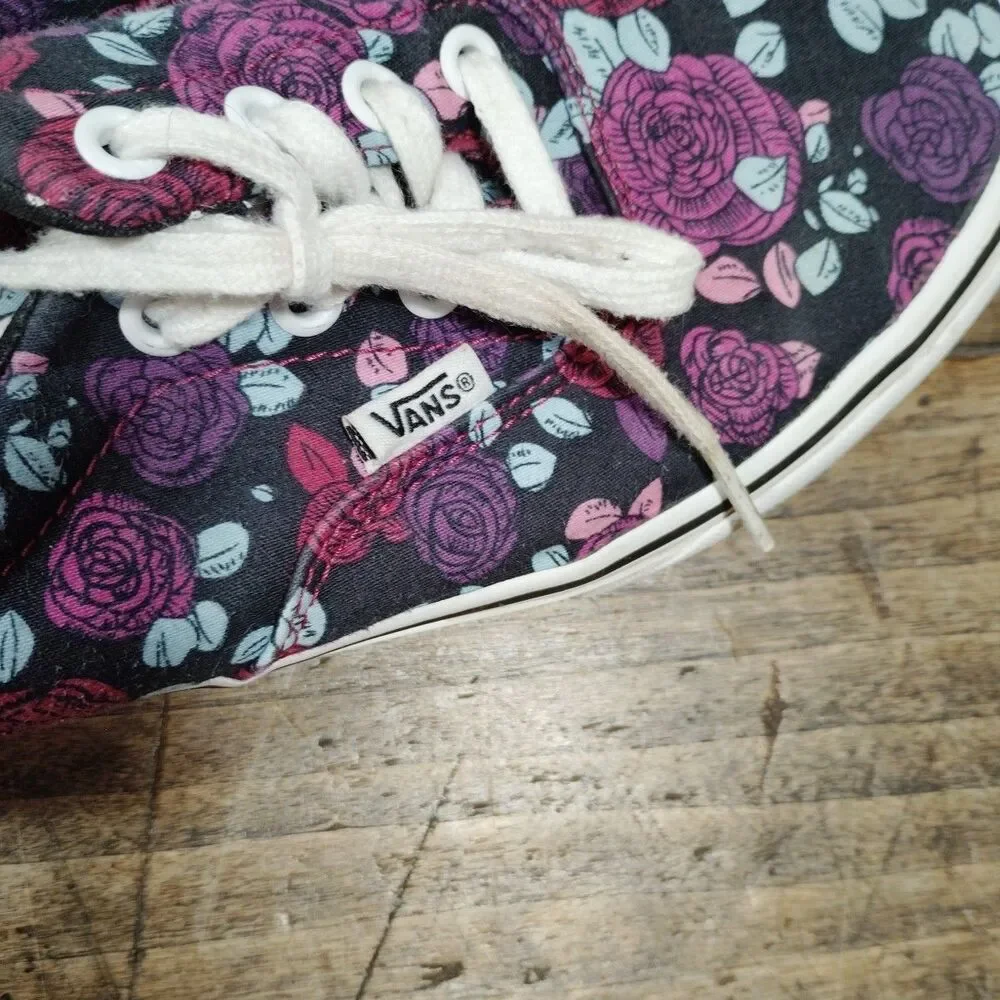 Vans Women's Sz 7 Sneakers Doheny Romantic Floral Low Top Shoes Lace Up